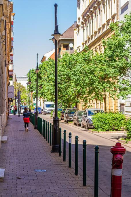 Roomy Apartment 80Sqm At City Center Free Parking Space, Ac & Balcony Budapest Eksteriør bilde
