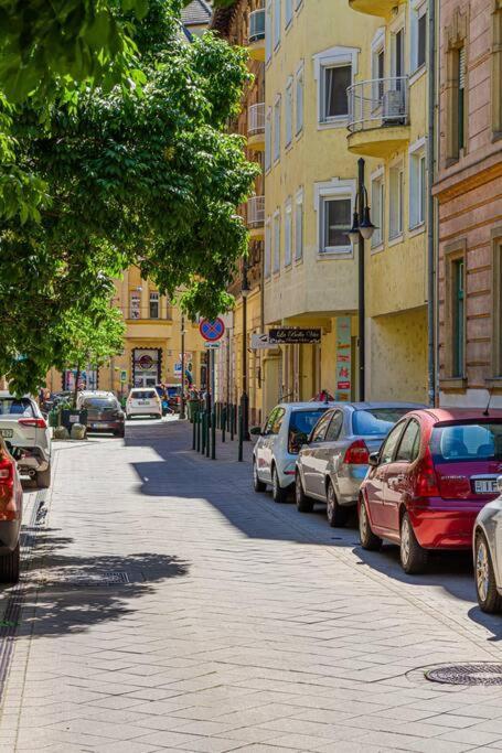 Roomy Apartment 80Sqm At City Center Free Parking Space, Ac & Balcony Budapest Eksteriør bilde
