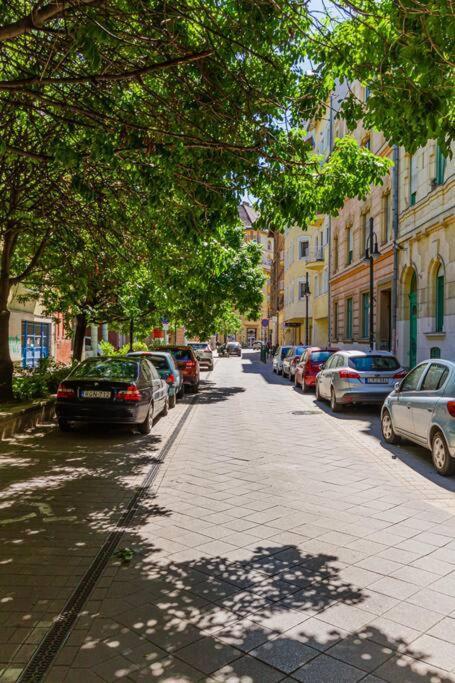 Roomy Apartment 80Sqm At City Center Free Parking Space, Ac & Balcony Budapest Eksteriør bilde
